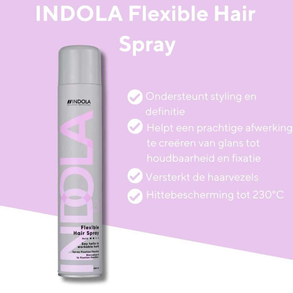 Indola Hairspray Flexible 500ml