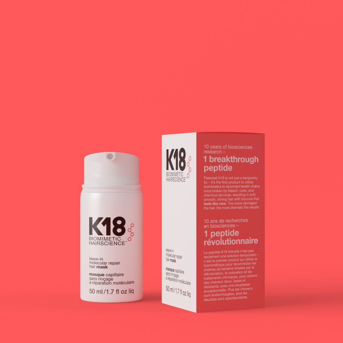 K18 Damage Shield shampoo en Molecular Repair Mask voor intensieve haarverzorging