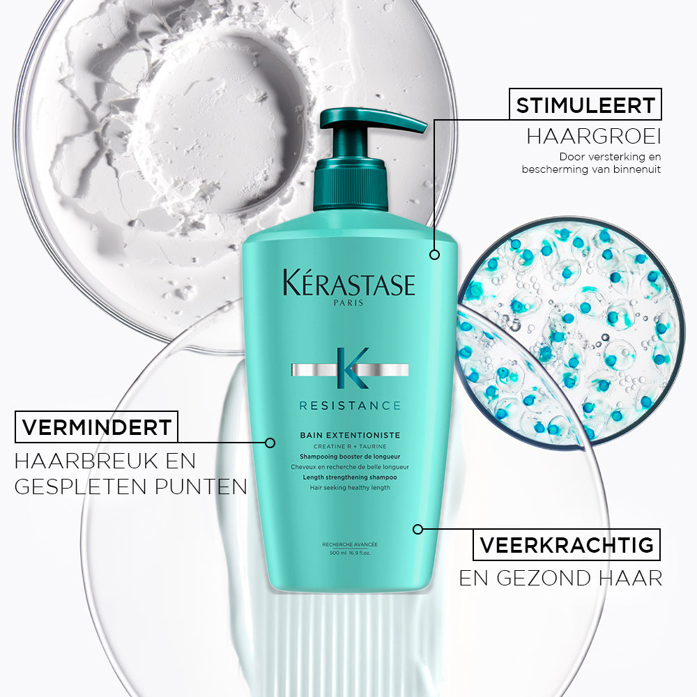 Kérastase Resistance Bain Extentioniste Shampoo voor Sterker en Langer Haar