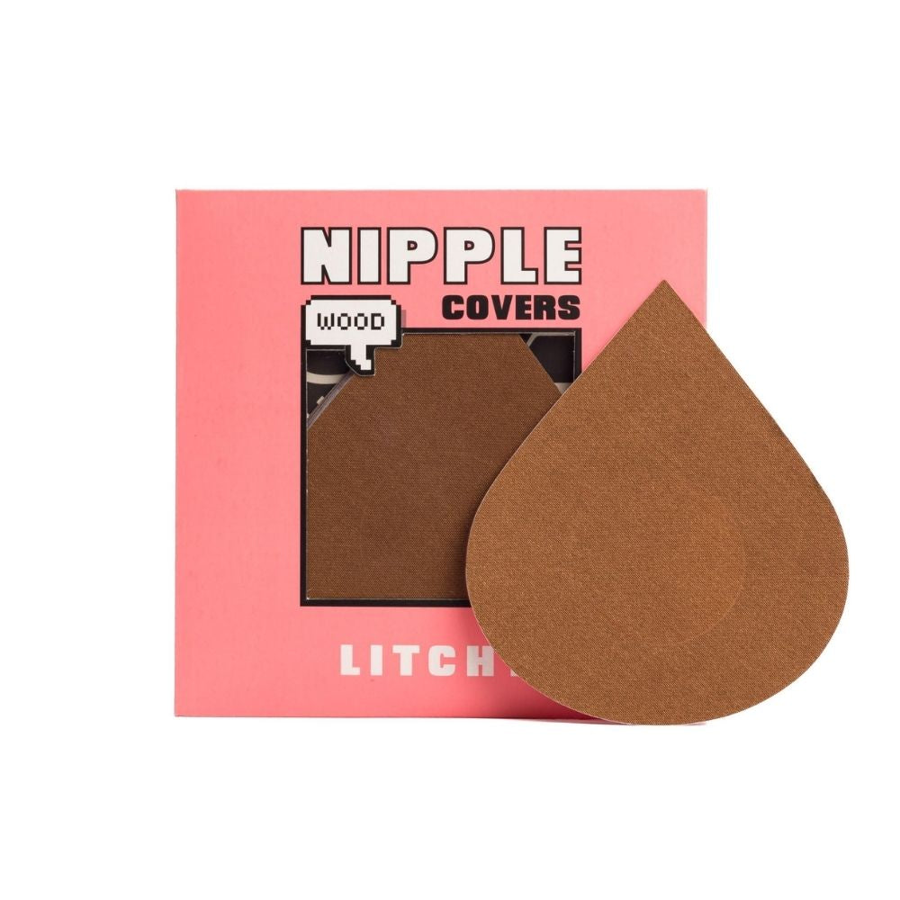 Litchy Nipple Covers Wood