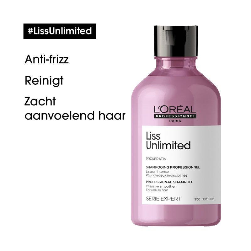 L'Oréal Professionnel Serie Expert Liss Unlimited Shampoo voor pluizig haar