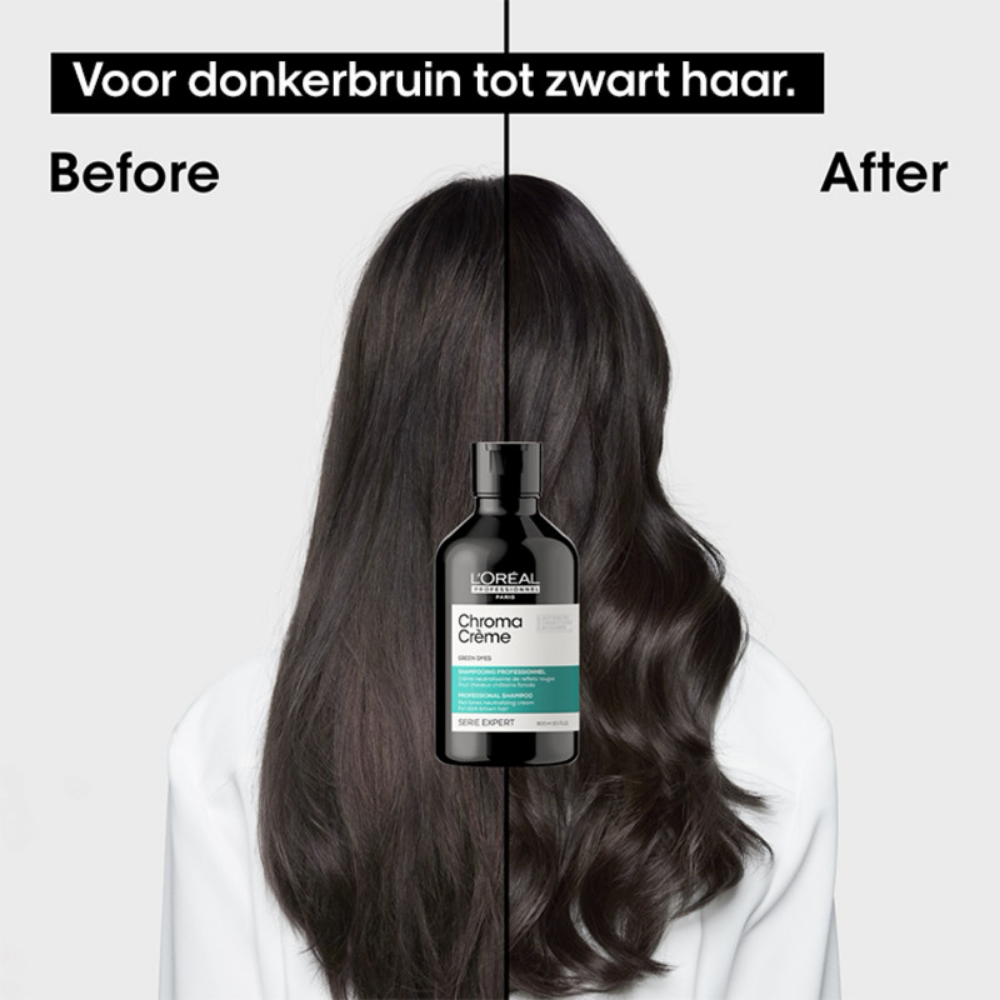 L’Oréal Professionnel Serie Expert Chroma Crème Matte Shampoo voor Donkerbruin & Zwart haar