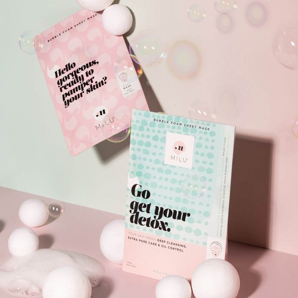 MILU Bubble Foam Sheet Mask 1pc.