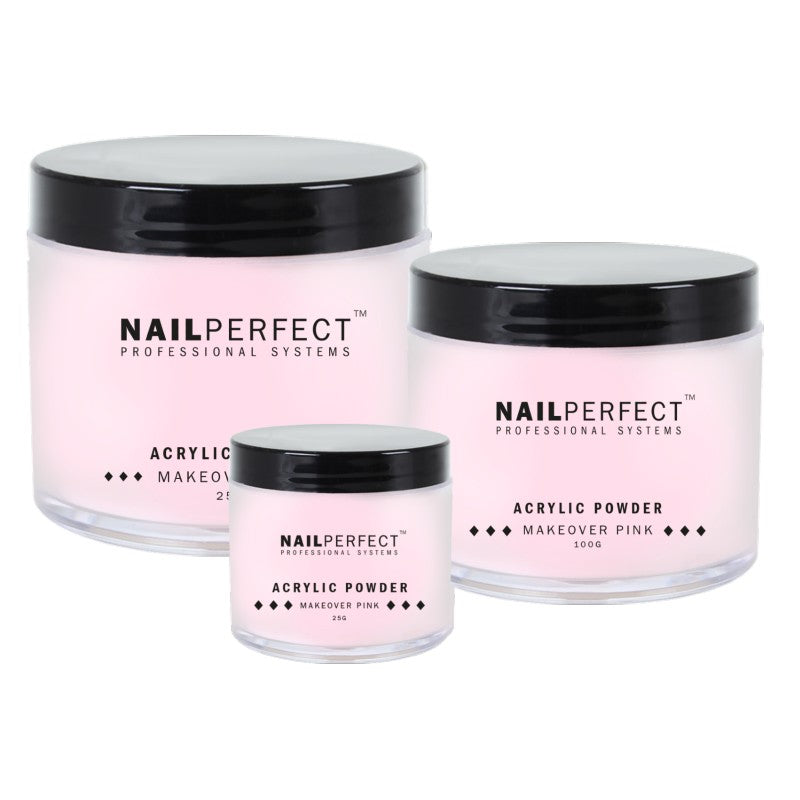 Nail Perfect Acrylic Powder Makeover Pink