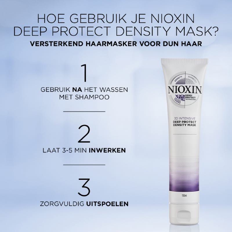 Nioxin Professional Intensive Treatment Deep Protect Density Mask Gebruik