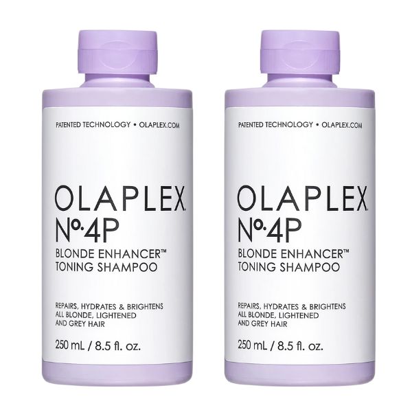 Olaplex No.4P Blonde Enhancer Toning Shampoo Duo Set