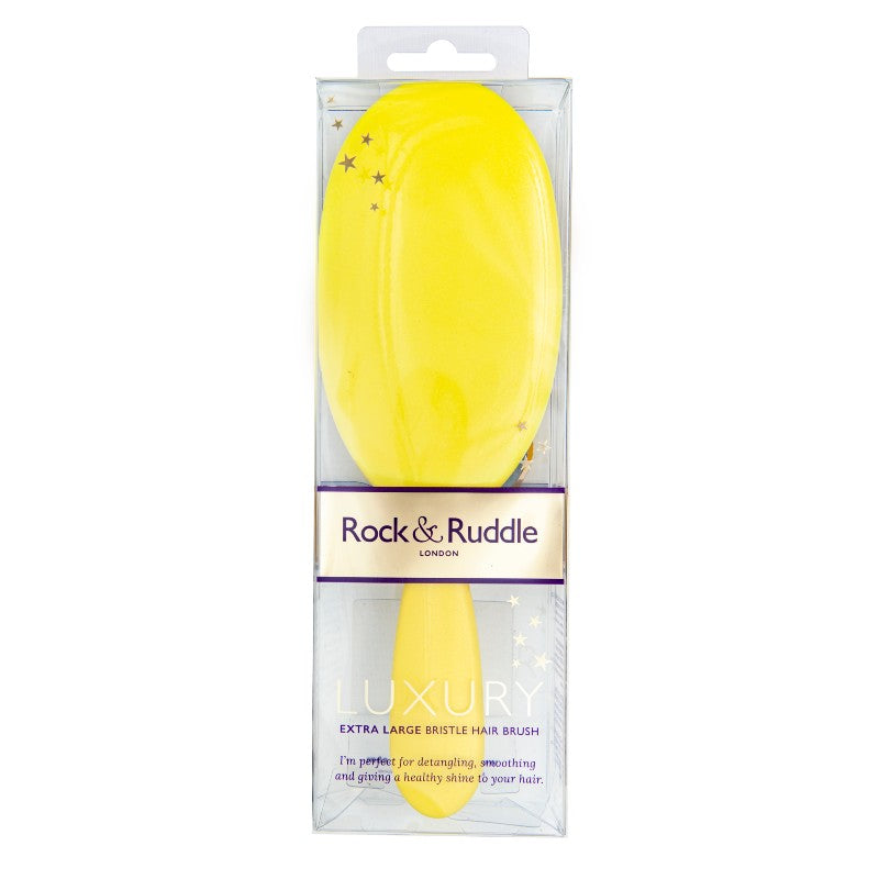 rock & ruddle luxury xxl haarborstel lemon shimmer