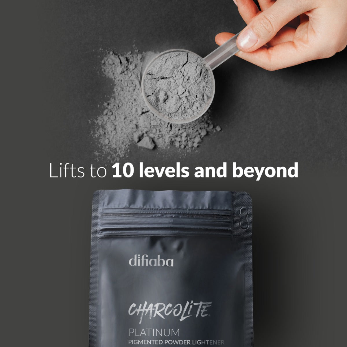 Difiaba Charcolite Platinum Powder Lightener 500gr