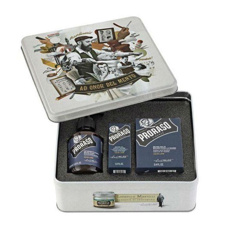 Proraso Giftset Beard Azur Lime