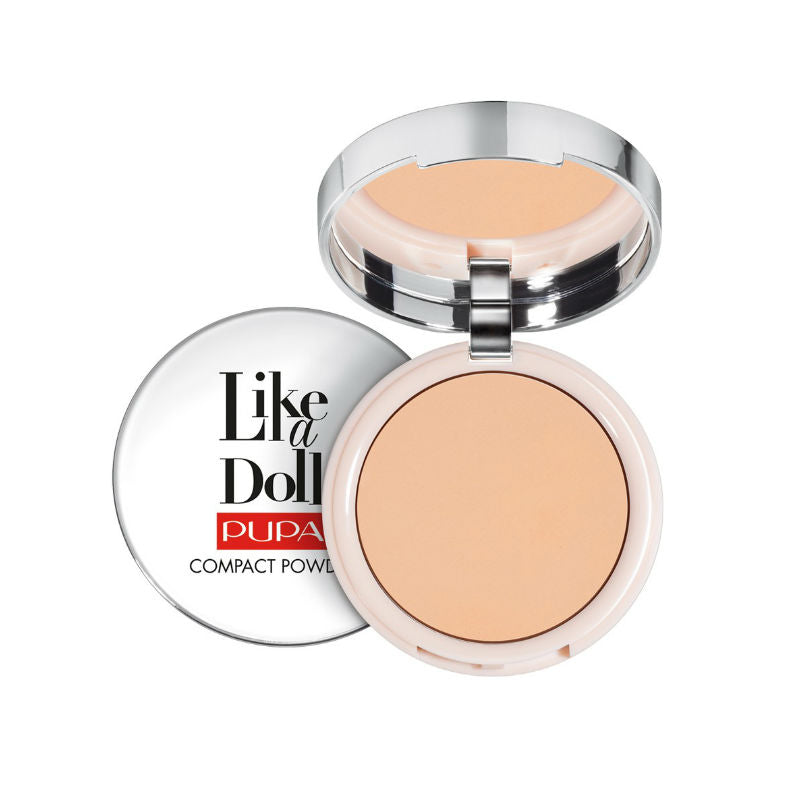 PUPA Like A Doll Nude Skin Compact Powder SPF 15 004 Warm Beige