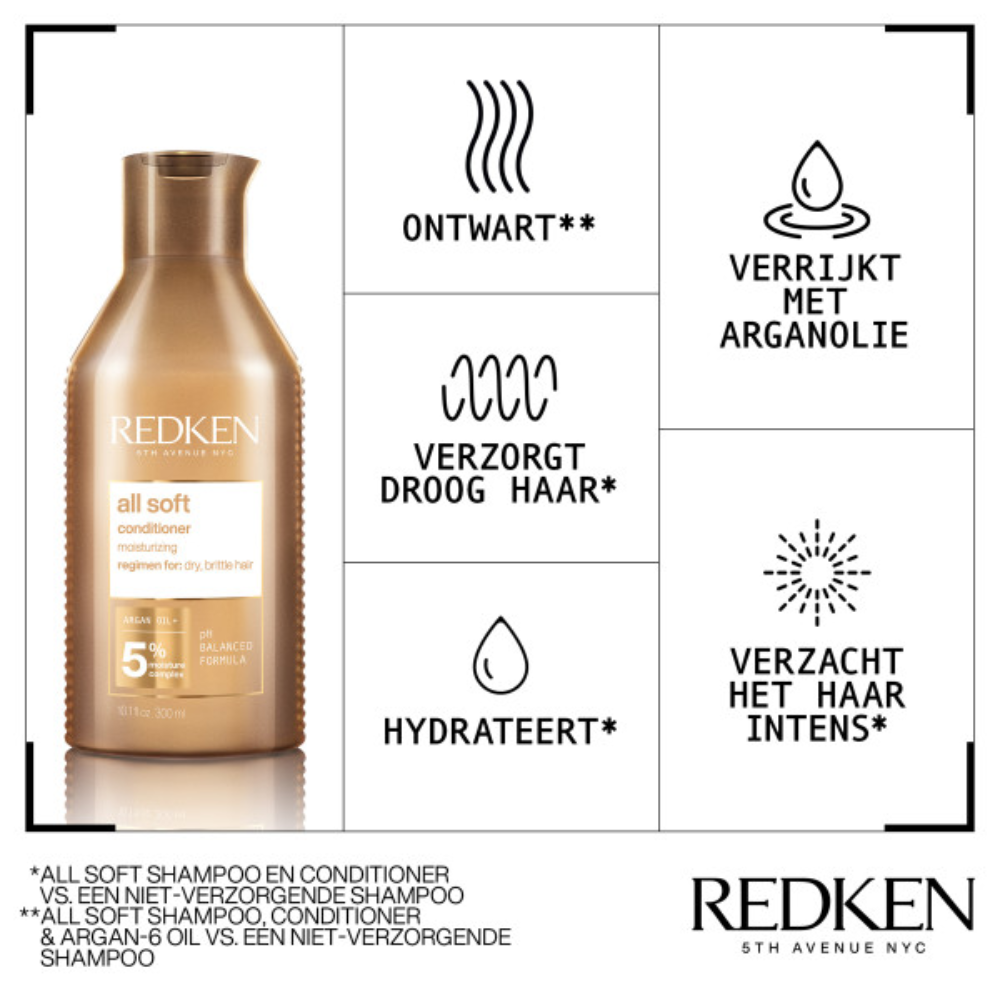 redken all soft conditioner voordelen