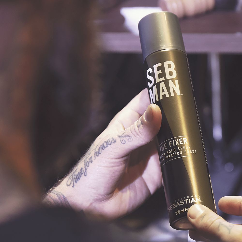 SEB MAN The Fixer High Hold Styling Spray  Hand