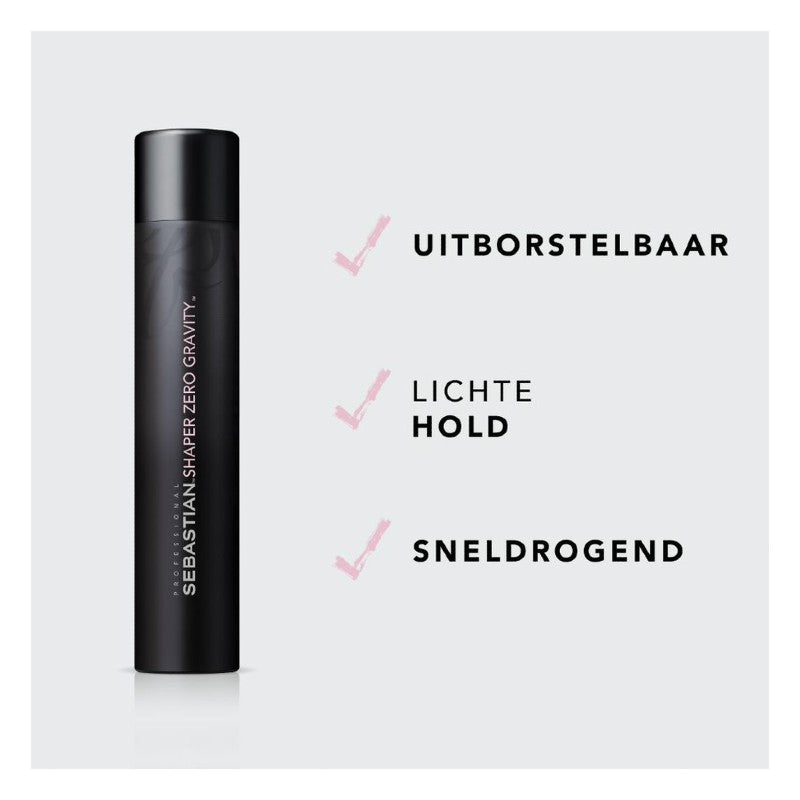 Sebastian Shaper Zero Gravity Haarspray effecten