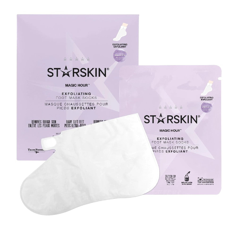 Starskin Magic Hour Exfoilating Foot Mask Socks