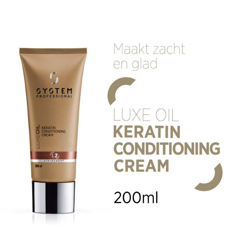 System Professional LuxeOil Keratin Conditioning Cream uitleg