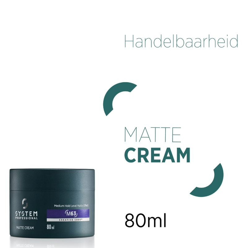 System Professional Man Mat Cream uitleg