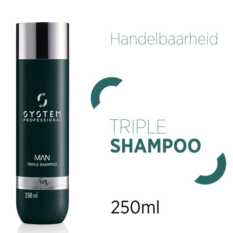 System Professional System Man Triple Shampoo uitleg