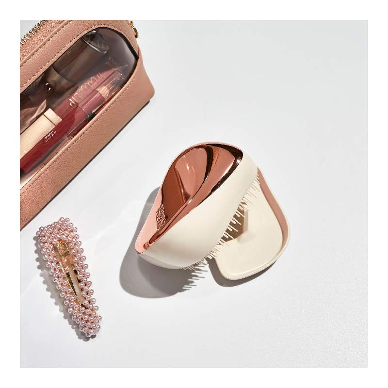 Tangle Teezer Compact Styler Rose Gold Cream Haarborstel