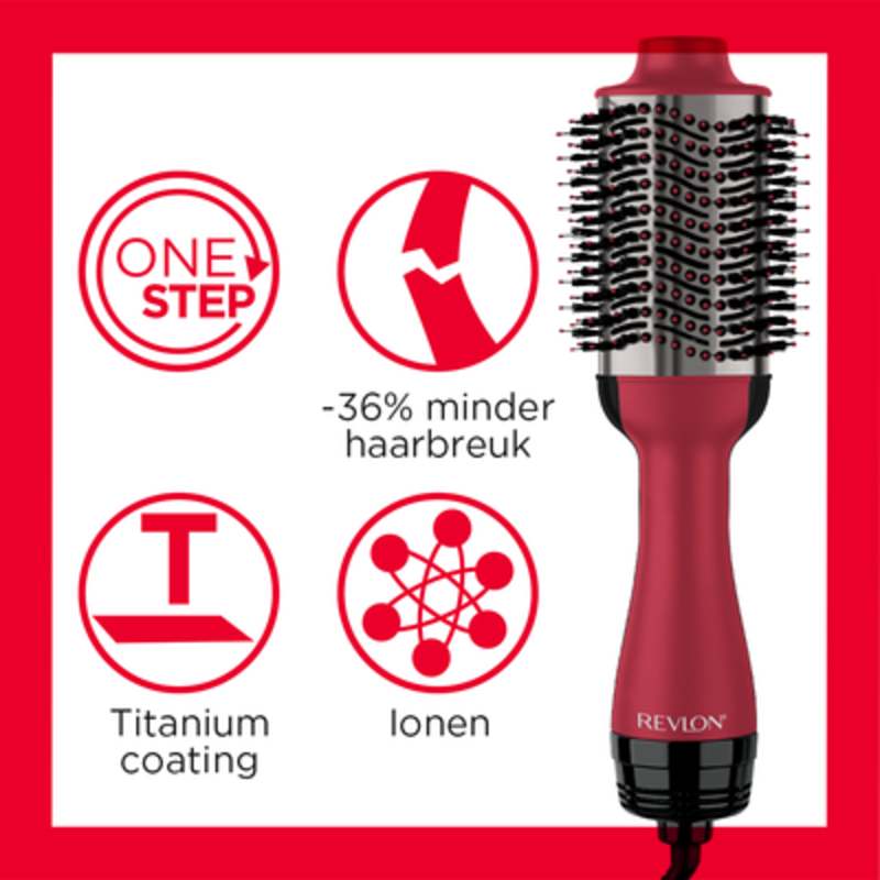 Revlon salon one step haardroger en volumiser titanium 2-in-1