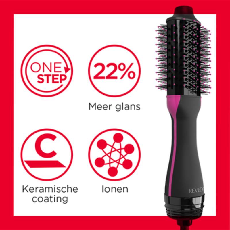 REVLON Salon One-Step Haardroger en volumiser voor middellang tot kort haar (2-in-1)