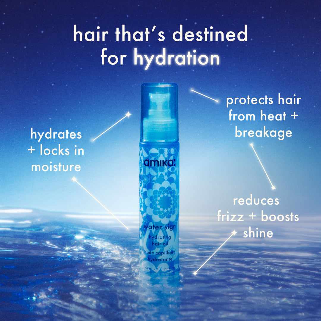 Amika water sign hydrating hair oil