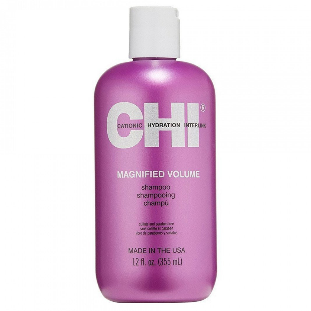CHI Magnified Volume Shampoo 355ml - Anti-roos vrouwen - Voor Beschadigd haar/Fijn en slap haar/Verzwakt en breekbaar haar