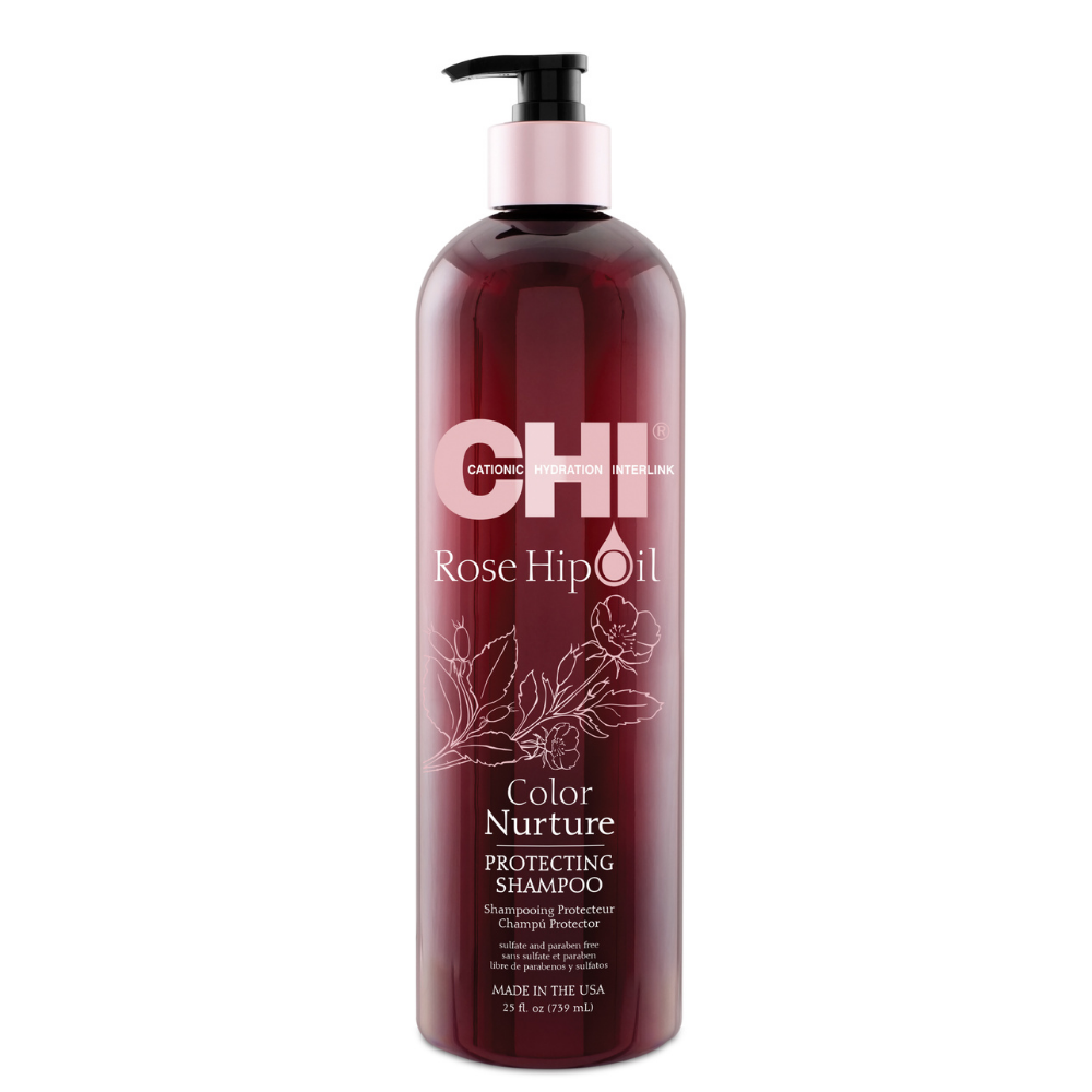 CHI Rose Hip Oil Shampoo-750 ml -  vrouwen - Voor Gekleurd haar