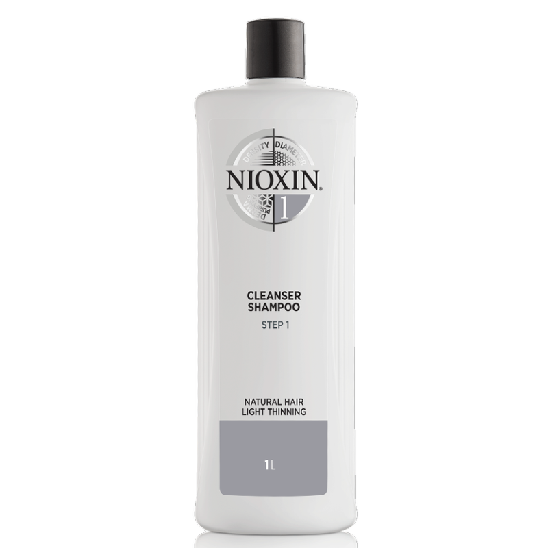 Nioxin Professional System 1 Cleanser 1000ml - Normale shampoo vrouwen - Voor