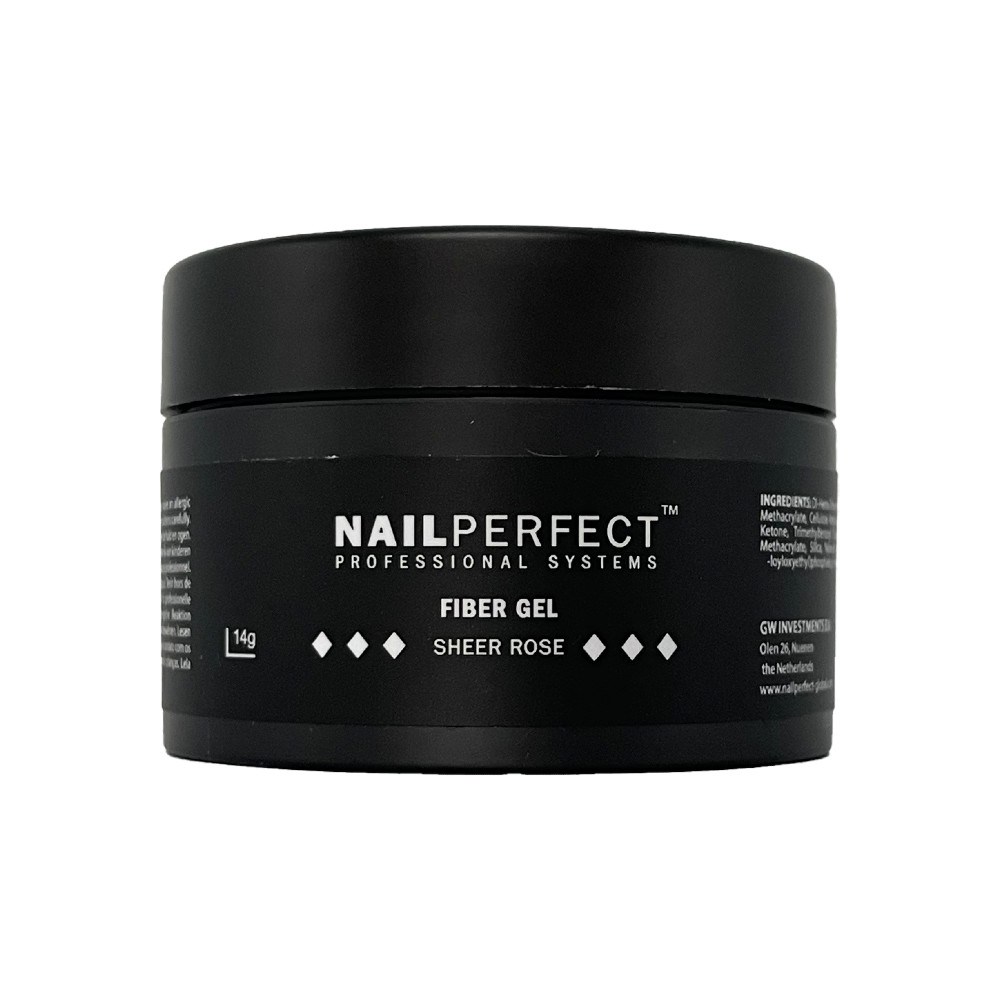 Nail Perfect - Fiber Gel - Sheer Rose - 14gr